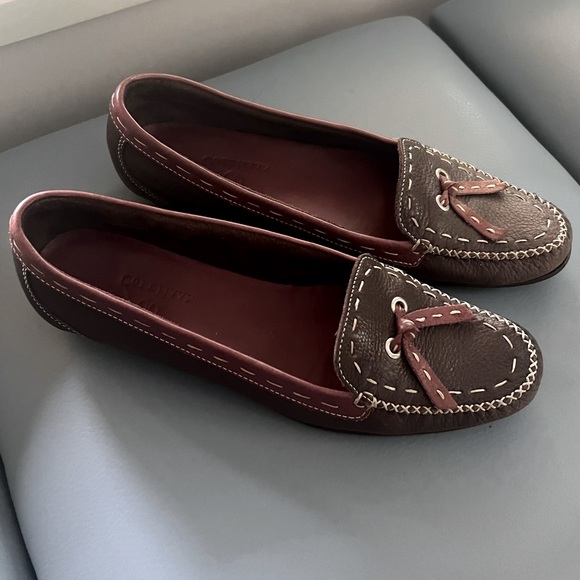 COLE HAAN LEATHER TASSEL LOAFERS - Picture 2 of 7